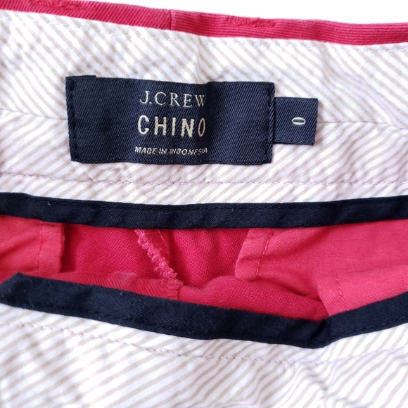 J. Crew Chino Shorts Red Size 0 - Picture 4 of 4